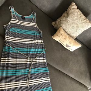 Oh Baby Motherhood Small Stripe Tank Maxi Dress
